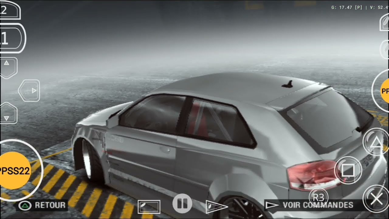 649HP Audi S3 2006 (Need For Speed ProStreet (Ps2 (Grip Build)) Customização e Gameplay 
