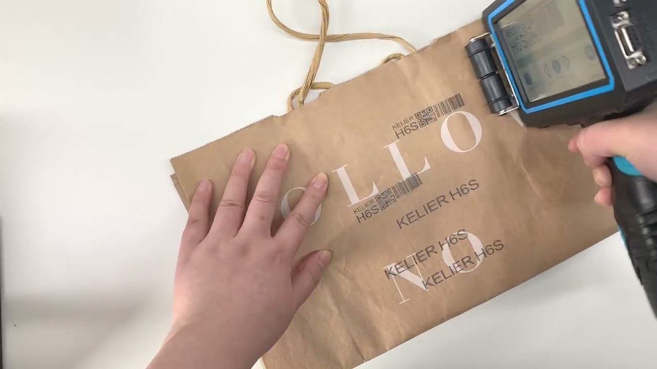 Portable coding machine