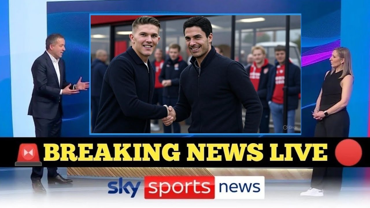 GYÖKERES ARRIVES IN LONDON! SKYSPORTS CONFIRM £60M DEAL AS ARSENAL STRIKE TRANSFER MASTERCLASS!