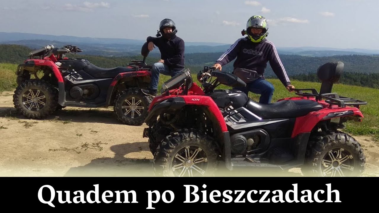 Cf Moto 520 L - pierwsza jazda quadem po Bieszczadach, wrażenia, opinie, test