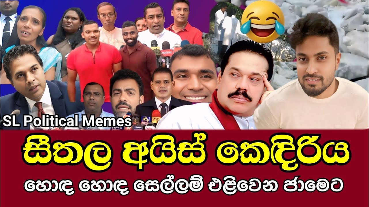 සීතල අයිස් කෙඳිරිය 😂/Podujana Peramuna/SL Political Memes Episode 62/Black Flower/2025