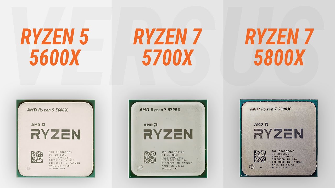 Ryzen 7 5700X vs Ryzen 5 5600X vs Ryzen 7 5800X w/ RTX 4090