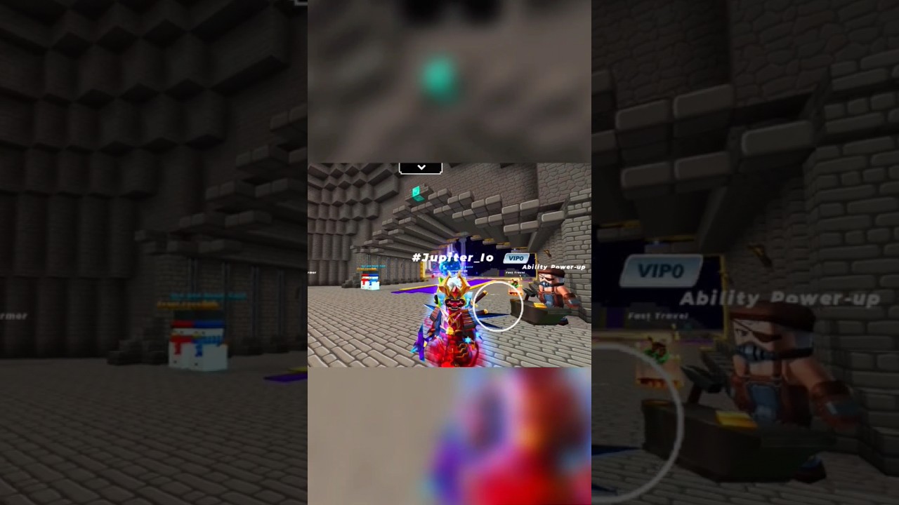 I Crafted the Cursed Samurai Armour. #skyblock #blockmango #funny