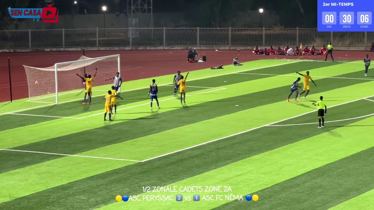 NAVETANE ZIGUINCHOR ODCAV ZONE 2A 1/2FINALE CADETS ASC HLM NEMA VS ASC PERYSSAC