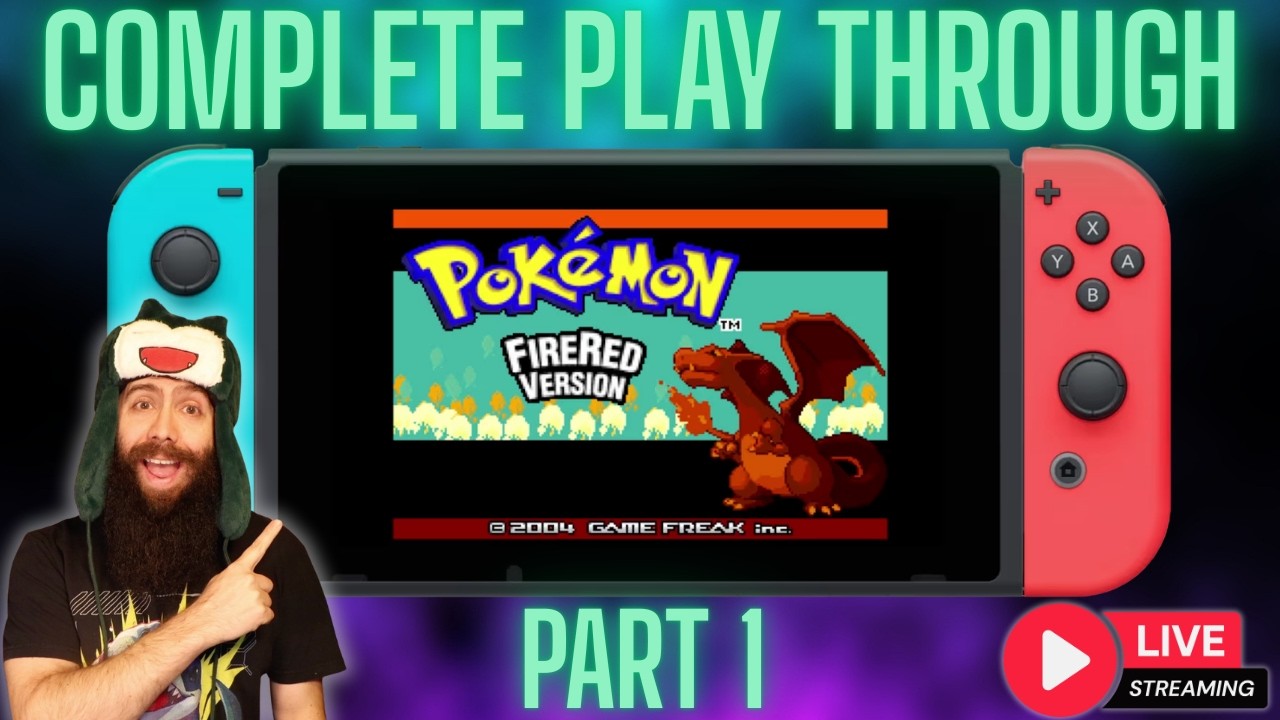 Pokemon Fire Red Leaf Green Lets Play Part 1