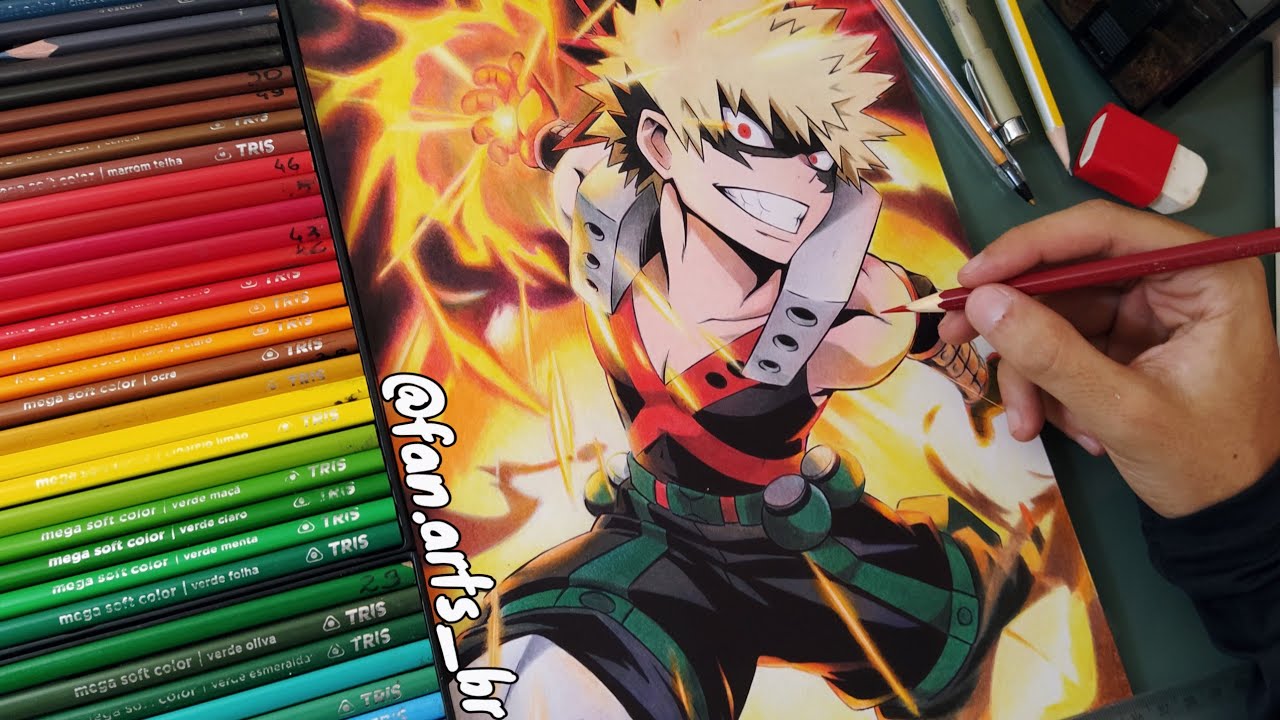 Speed Drawing Bakugou ( Boku no Hero Academia )