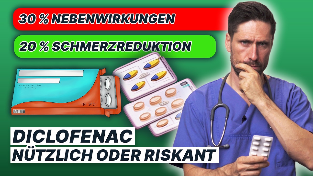 Diclofenac gefährlich? Tipps zu Dosierung, Wirkung & Nebenwirkungen vom Arzt