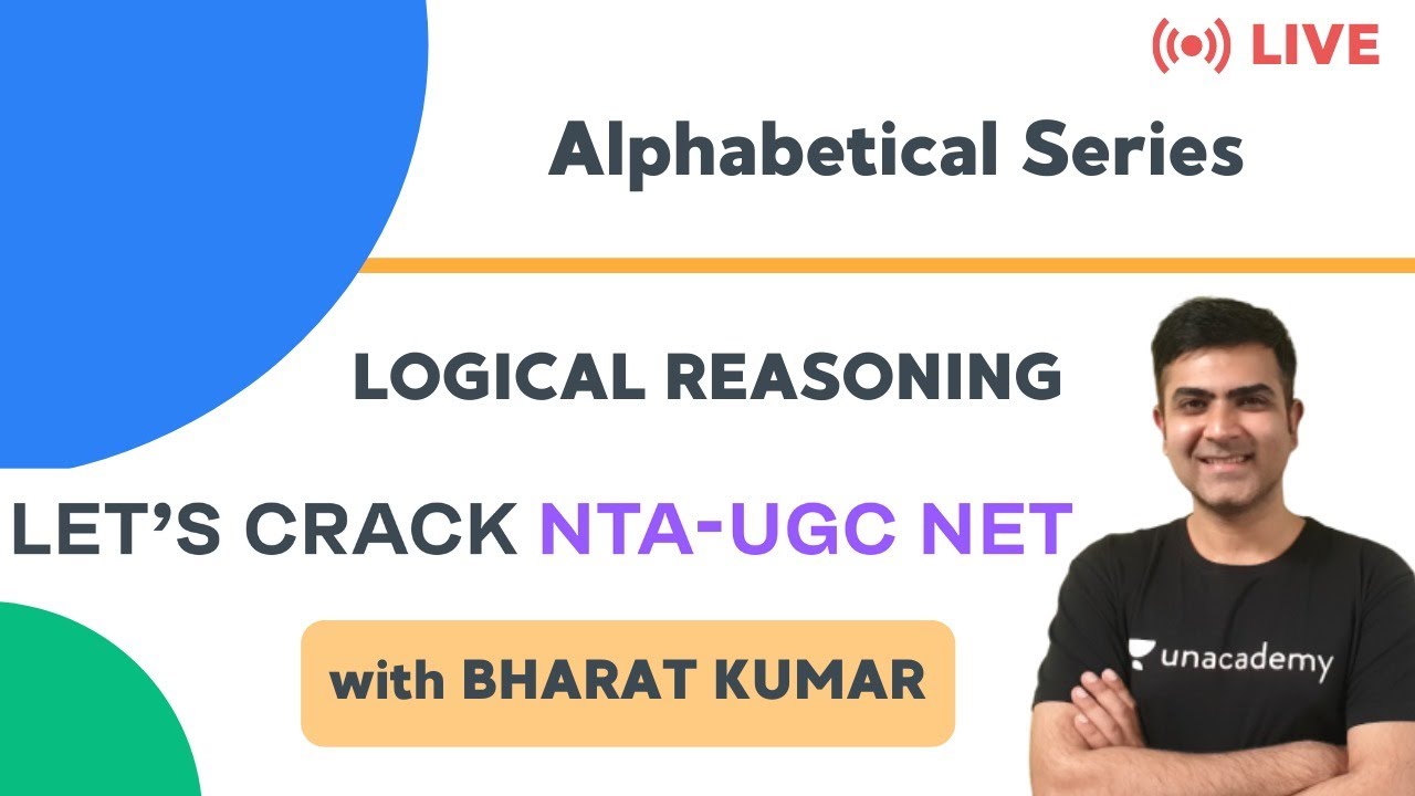 Alphabetical Series | Logical Reasoning | for NTA UGC NET Paper 1 | Kumar Bharat