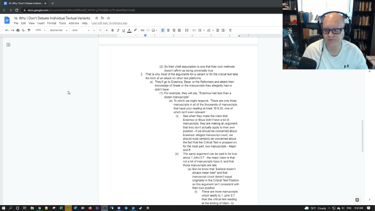 Three Reasons Critical Text Advocates Have No Argument