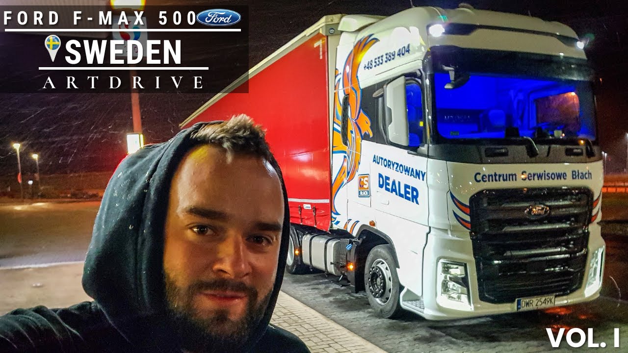 Nowym Fordem F-MAX w trasie do Szwecji #TESTDRIVE vol.I || #Artdrive (131)