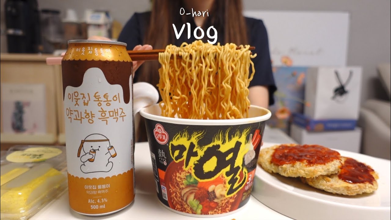 🔥Омлет Булдак, Острый рамен, приготовление свежего хлеба, десерт из кукурузного крема| Корейская еда