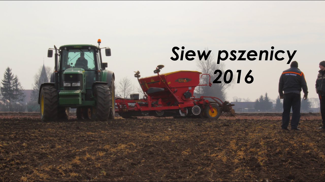 Siew pszenicy 2016"Wiosna"^^JD6930^^JD7830^^Żuławy