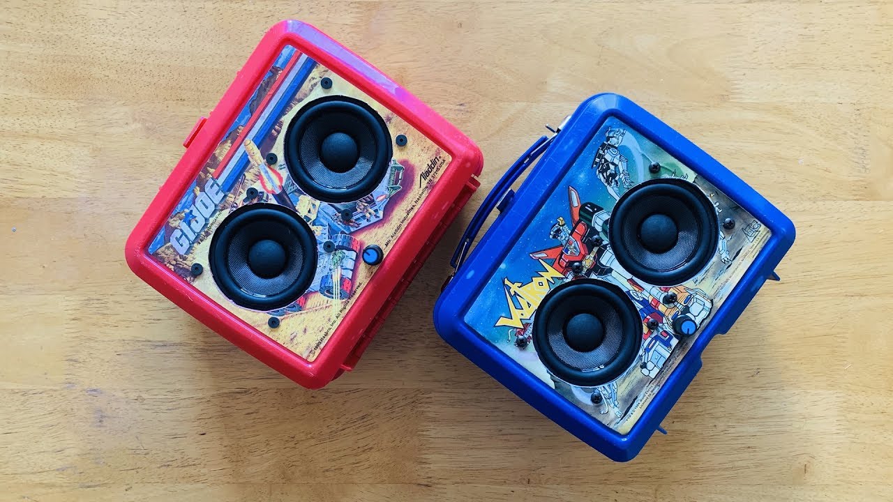 How to Build a Portable Bluetooth Speaker into a Retro Lunchbox