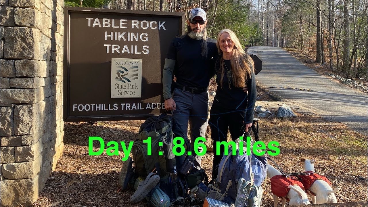 Foothills Trail Westbound Thru-Hike Day 1: Table Rock to Cantrell Campsite 8.6 miles