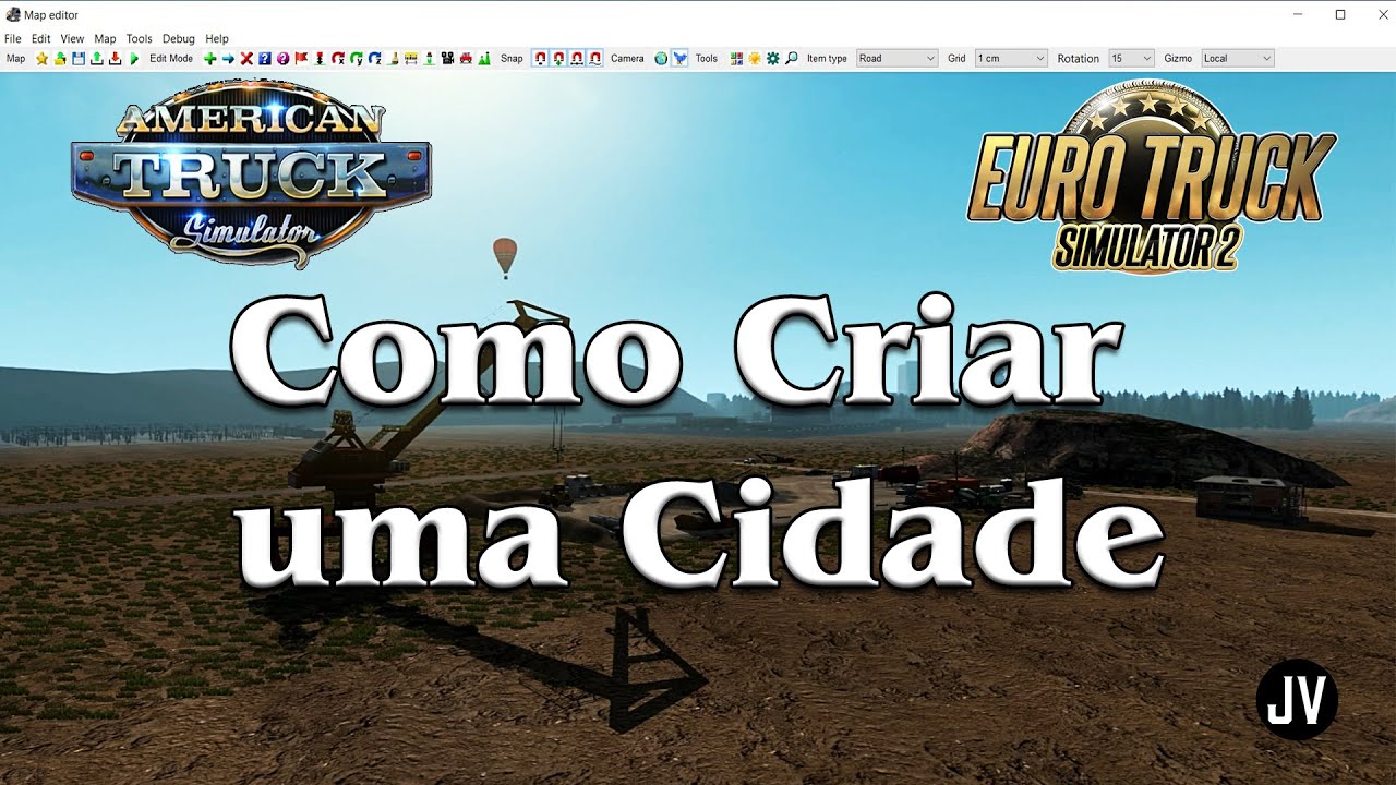 Como Criar Uma Cidade no Euro Truck Simulator 2 - Aula 3