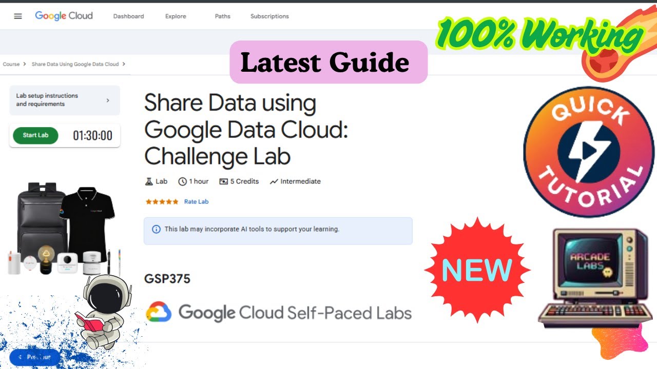 Share Data using Google Data Cloud: Challenge Lab || GSP375 || #qwiklabs #arcade