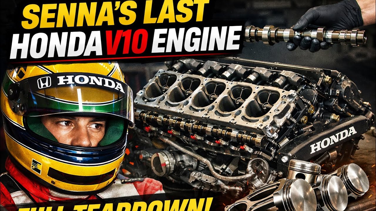 Senna’s Last Honda V10 F1 Engine Disassembly | Inside Ayrton Senna’s Legendary Power Unit (Part 1)