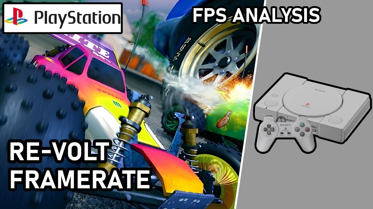 Re-Volt  |  Playstation  |  Frame Rate Test