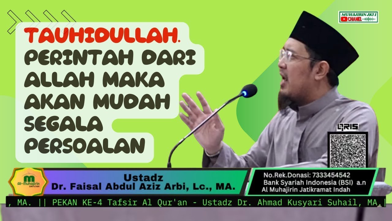Haji, Sejarah dan Keutamaanya  - Ustadz Dr. Faisal Abdul Azis Arbi, Lc., MA