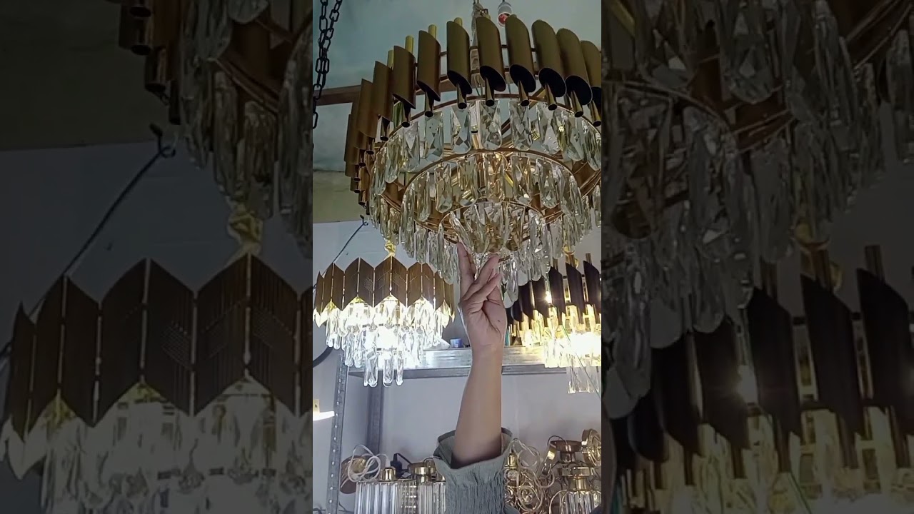 Rekomendasi lampu gantung ruang tamu kristal mewah 