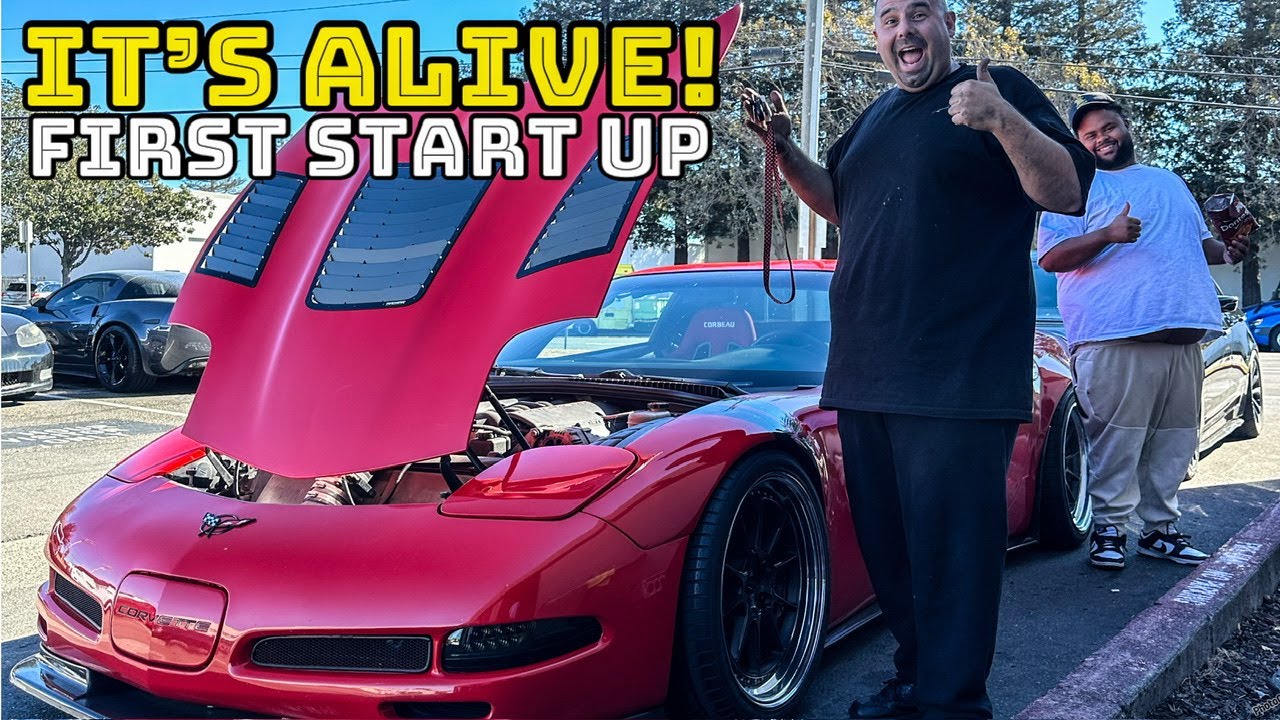 LS7 Swapped C5 First Start Up! IT&rsquo;S FINALLY ALIVE!!!