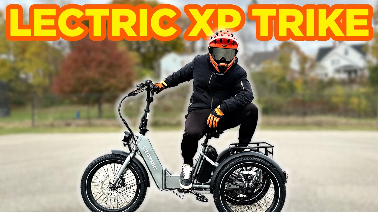 По городским улицам на трех колесах: более пристальный взгляд на Lectric XP Trike!