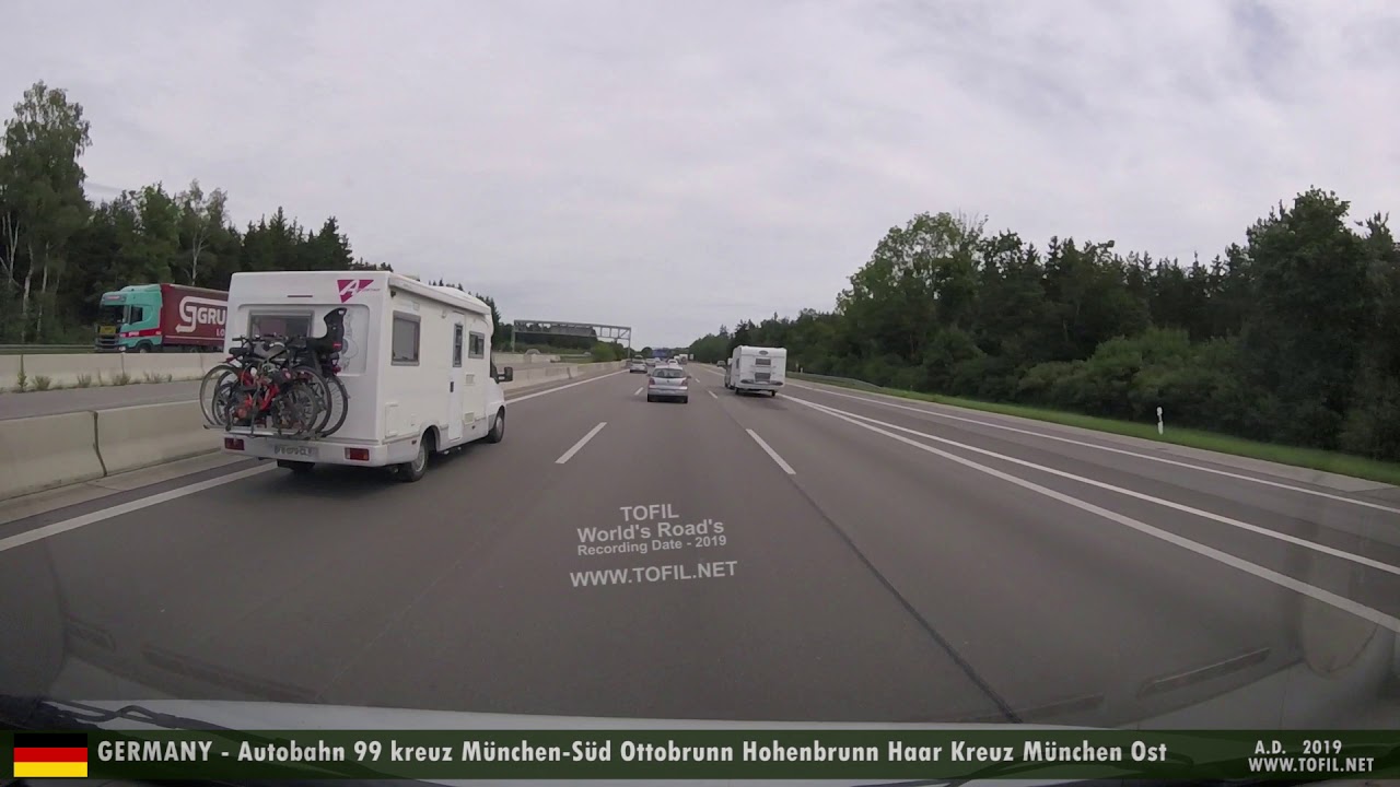 1048 GERMANY - Autobahn 99 kreuz München-Süd Ottobrunn Hohenbrunn Haar Kreuz München Ost 2019
