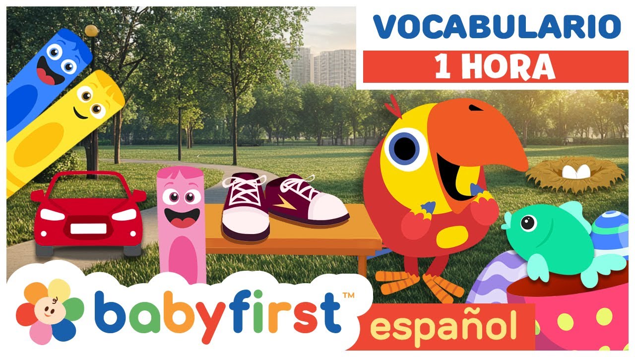 Primeras palabras para niños | ¿Qué palabras dice Larry hoy? | Aprende Vocabulario | BabyFirst