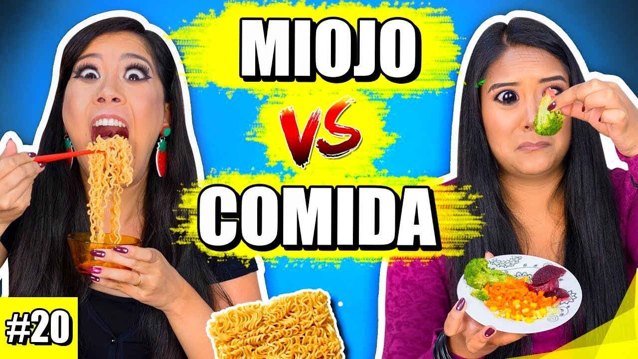 MIOJO VS COMIDA! - Desafio | Blog das irmãs