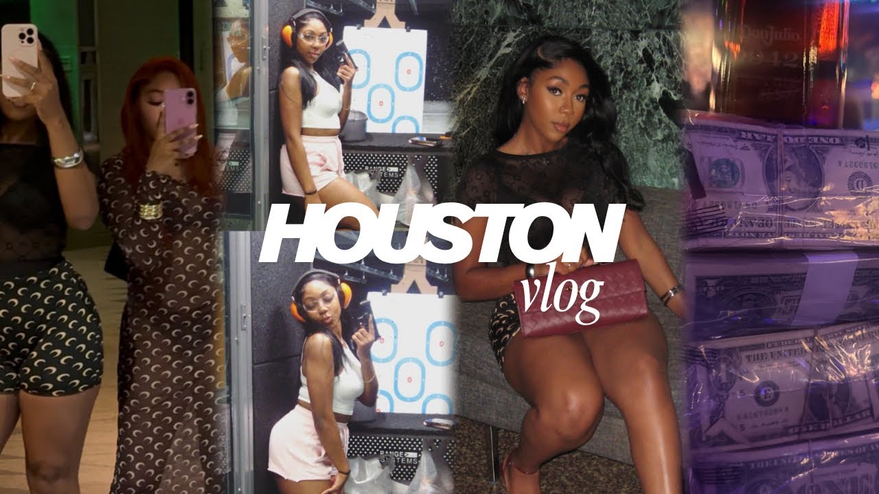 HOUSTON VLOG : GIRLS TRIP, CLUB HOPING, RANGE, BREAKFAST KLUB, LONDON GIRLS IN HTOWN