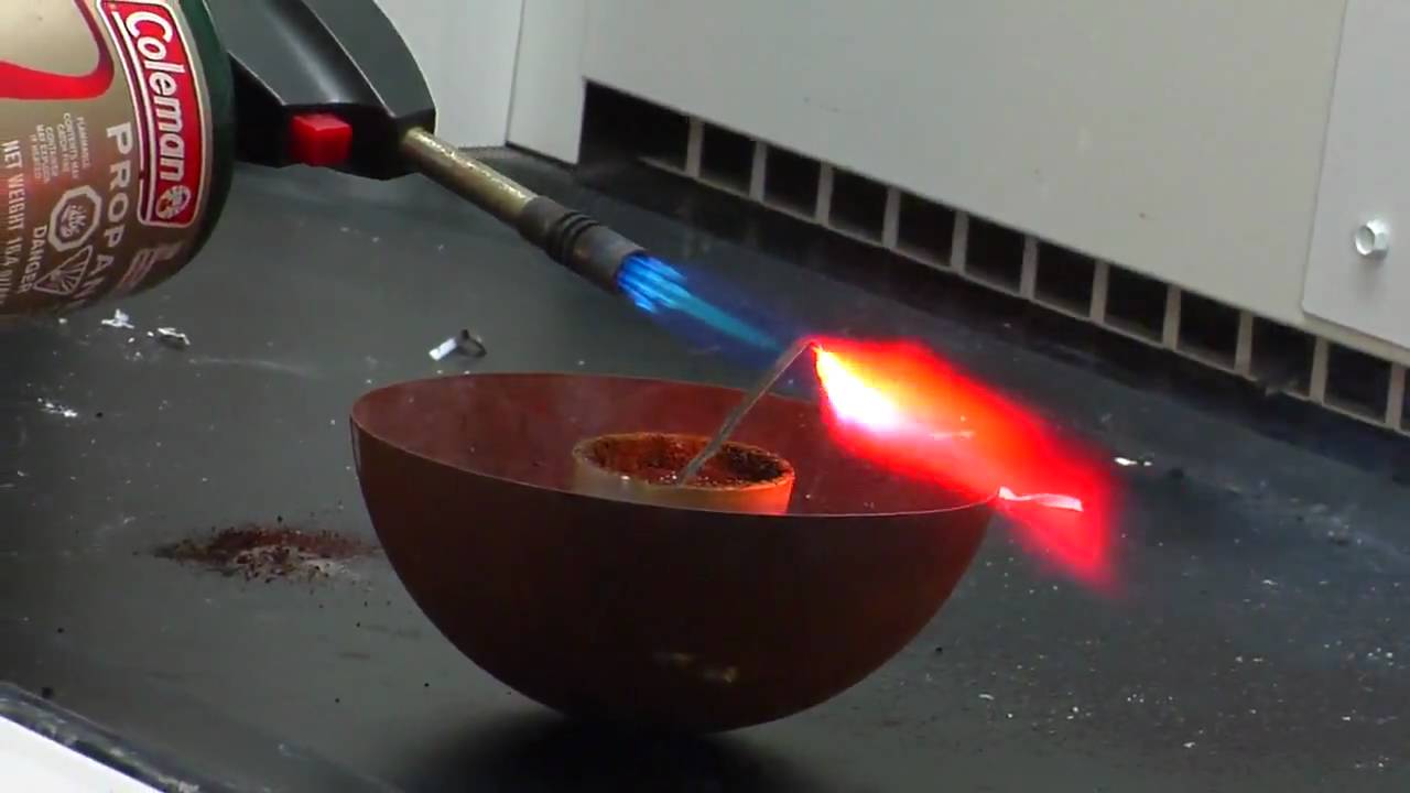 Experiment with Real-World Applications:  iron oxide