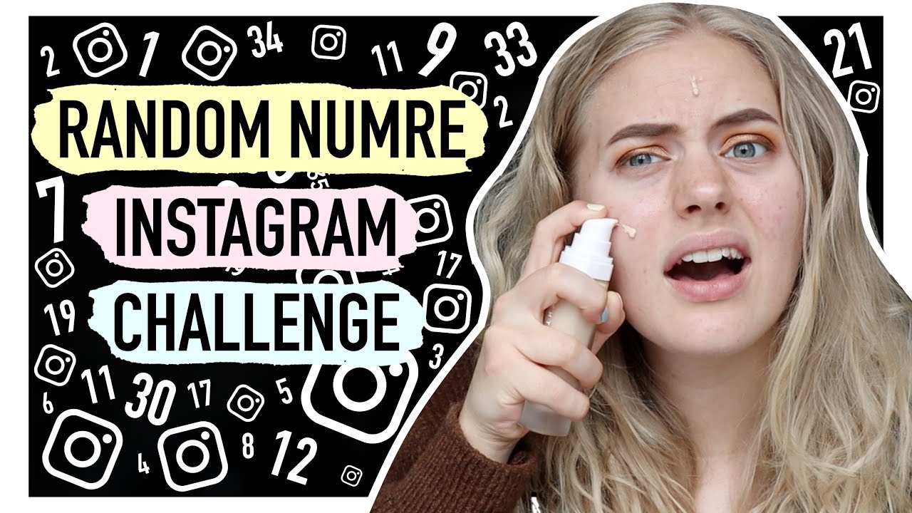 RANDOM TAL BESTEMMER MIN MAKE-UP | instagram challenge