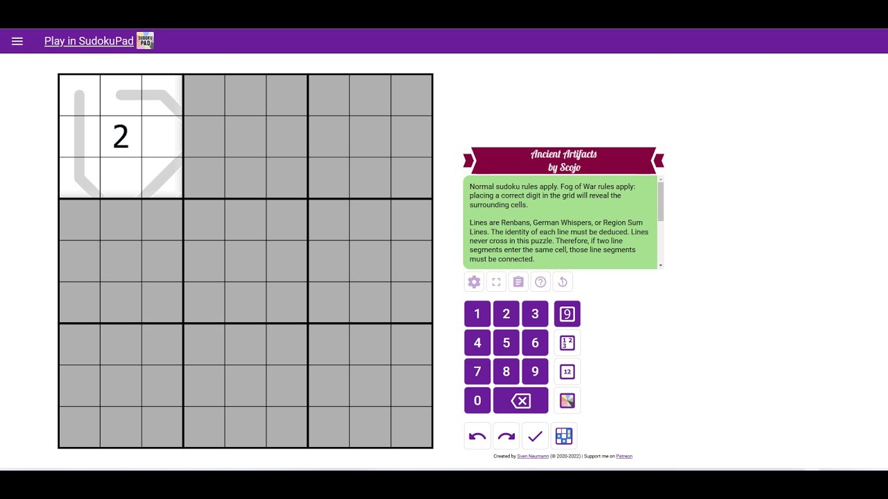 [Fog of War Sudoku Series] #45 