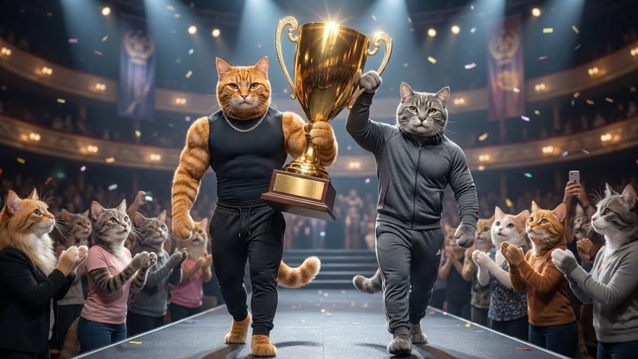 From Fat Orange Cat to Muscle Champion – They Mocked Him, He Became a Legend