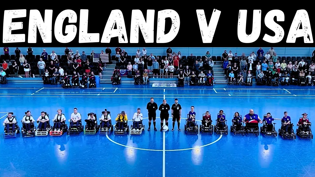 Can USA Beat England in This Intense Powerchair Football Battle?