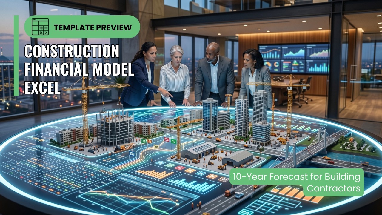 Construction Financial Model in Excel – Step-by-Step Template Walkthrough