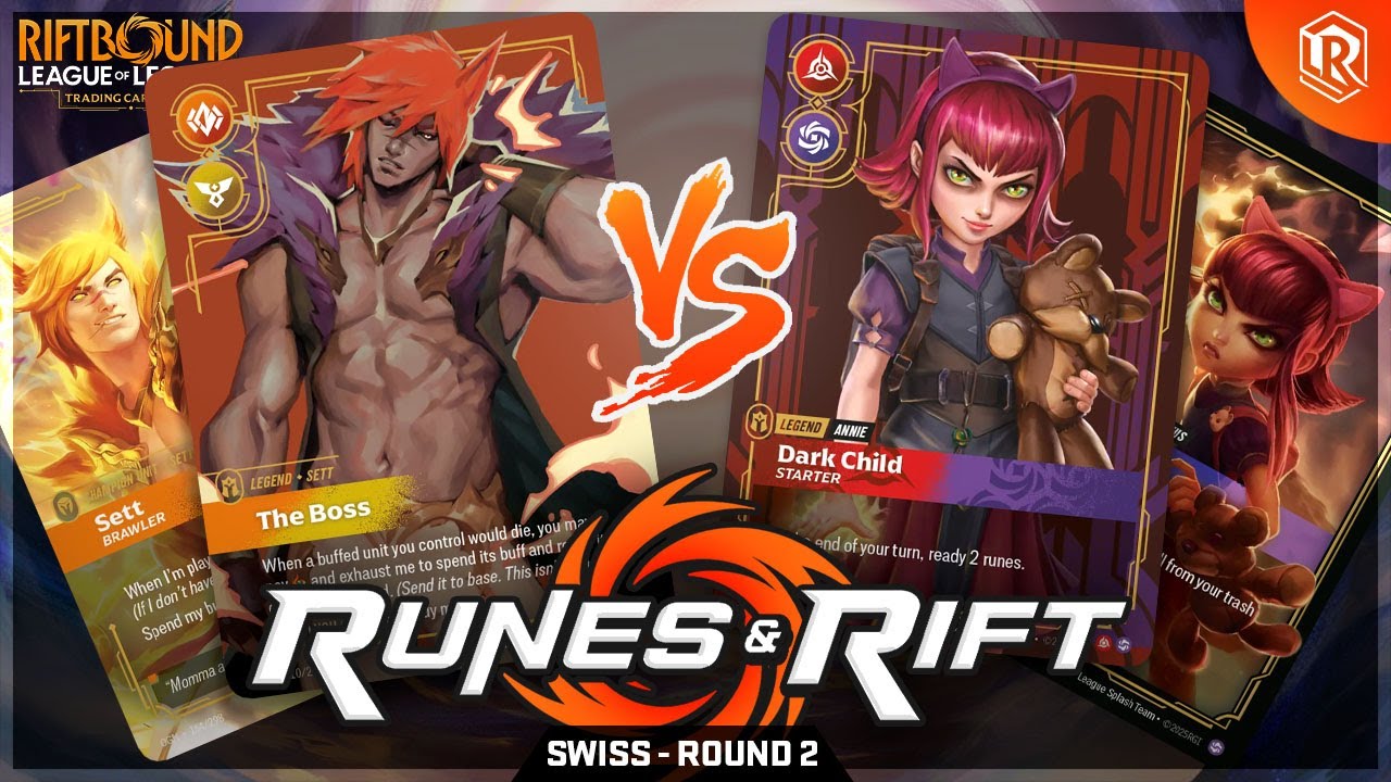 Riftbound Weekly Tournament 4 &ndash; Round 2 | Sett vs Annie | Runes & Rift