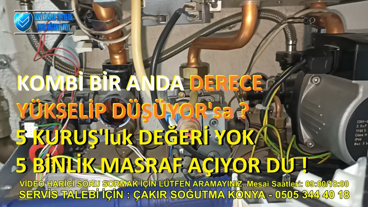 Demirdöküm Atron Isıtmada Derece Bir Anda Yükselip Düşüyor Petekler Isınmıyor Az ısınıyor ! Çakırgil