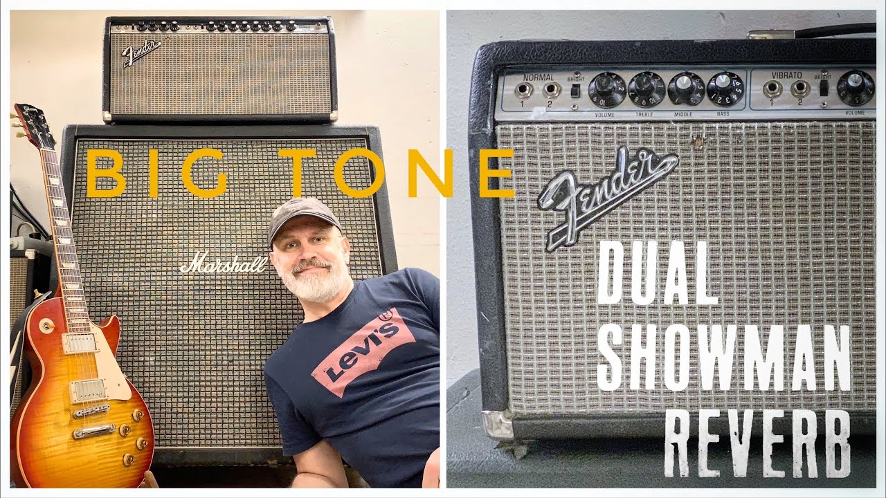 Fender Dual Showman Reverb - LOVES your Guitar Volume and Tone KNOBS!!