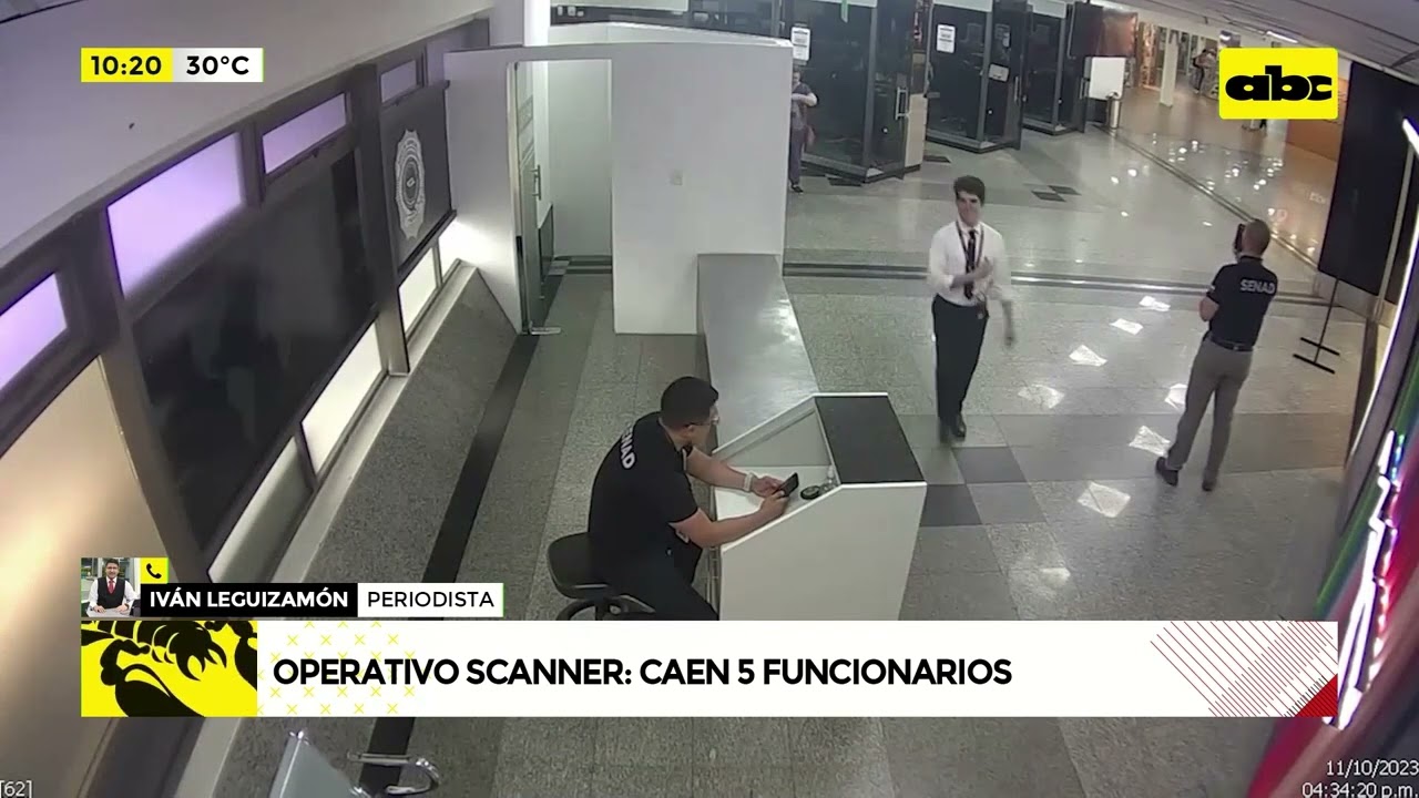 Operativo Scanner: caen 5 funcionarios
