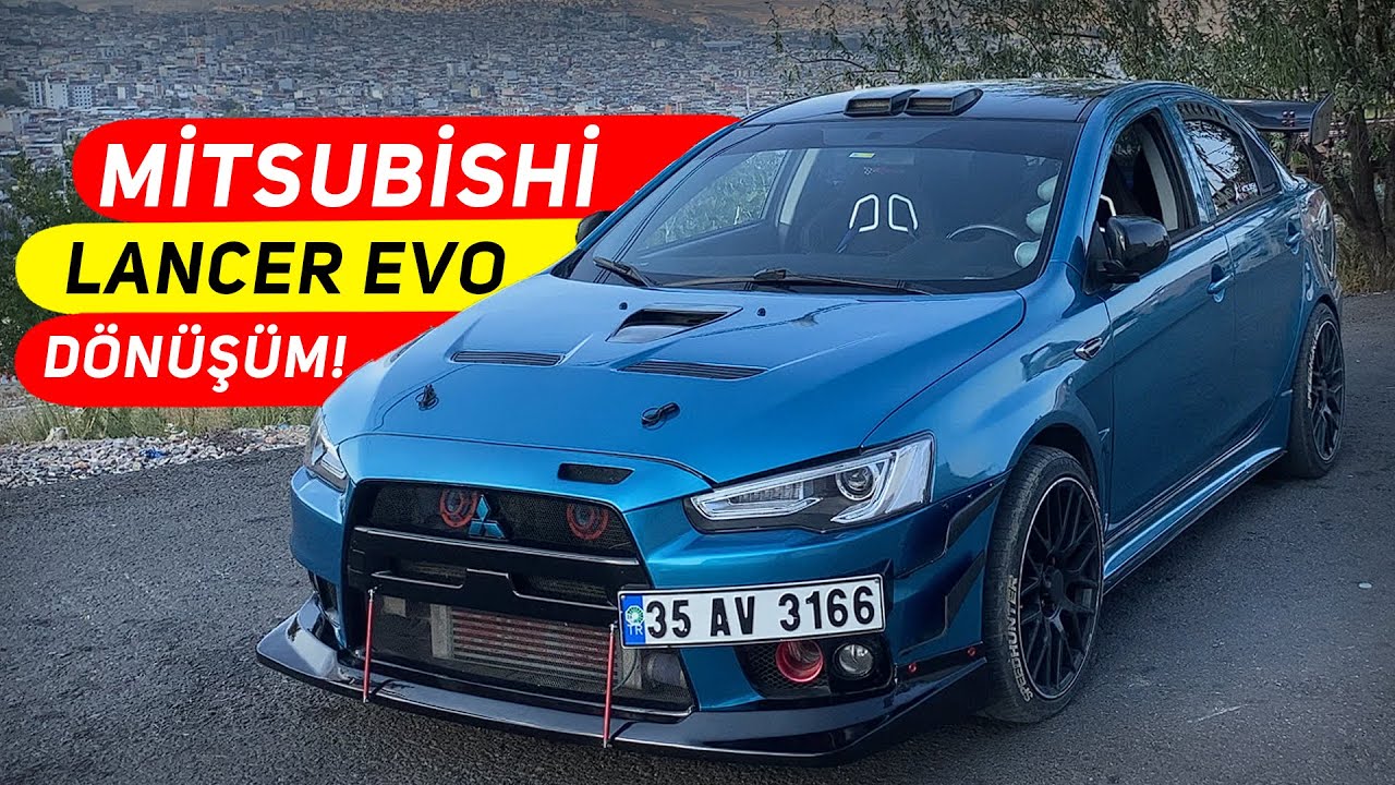 MİTSUBİSHİ LANCER DEV EVOLUTİON DÖNÜŞÜM! | ALEV ATAN EVO! | TERAPİ İÇERİR! | İNCELEME + GAZLAMA
