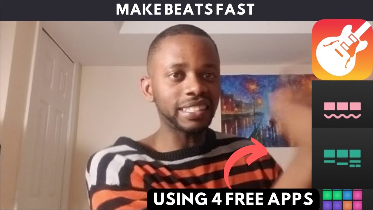 How to MAKE BEATS FAST on your iPhone using FREE APPS ||