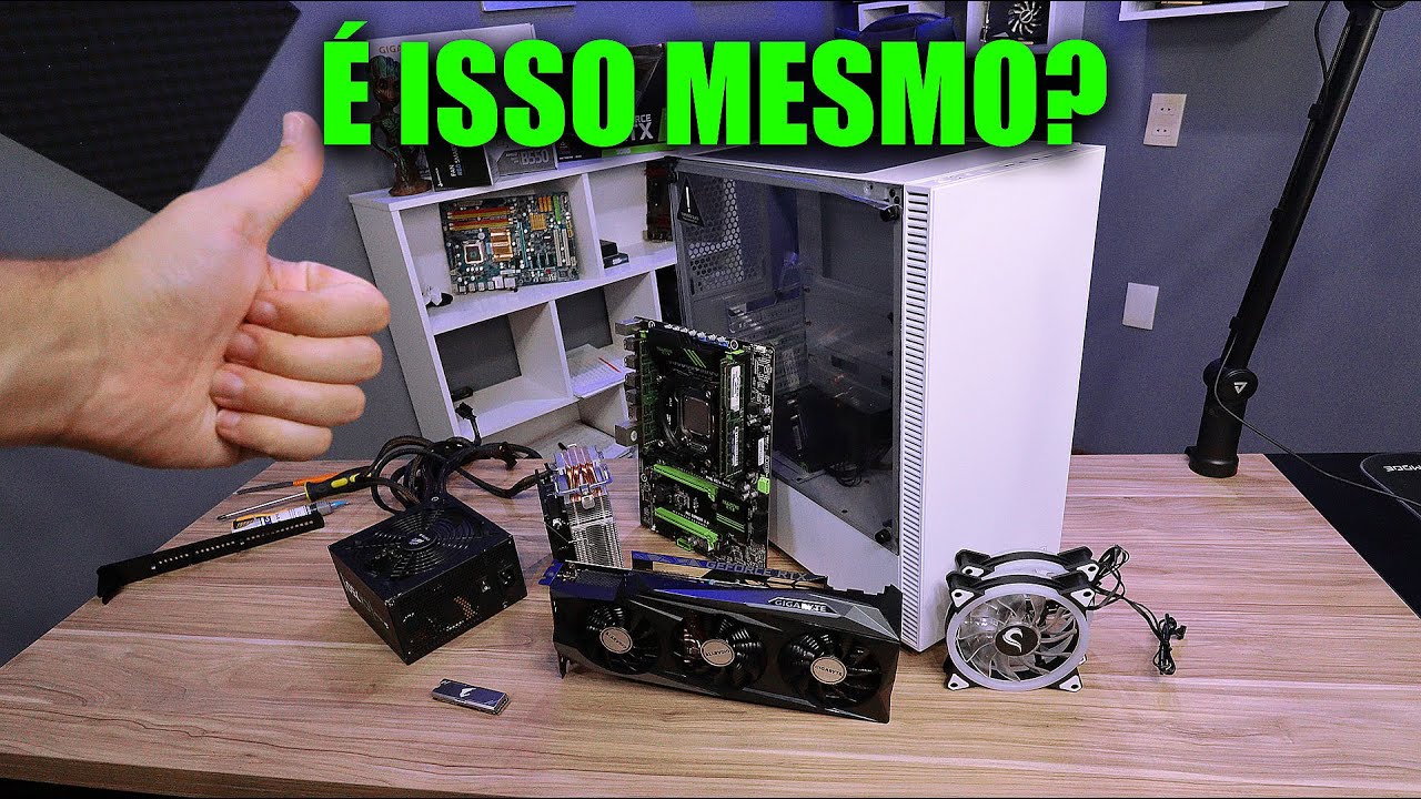 MONTEI UM PC NADA CONVENCIONAL PRA FAZER LIVES(CPU bomba)