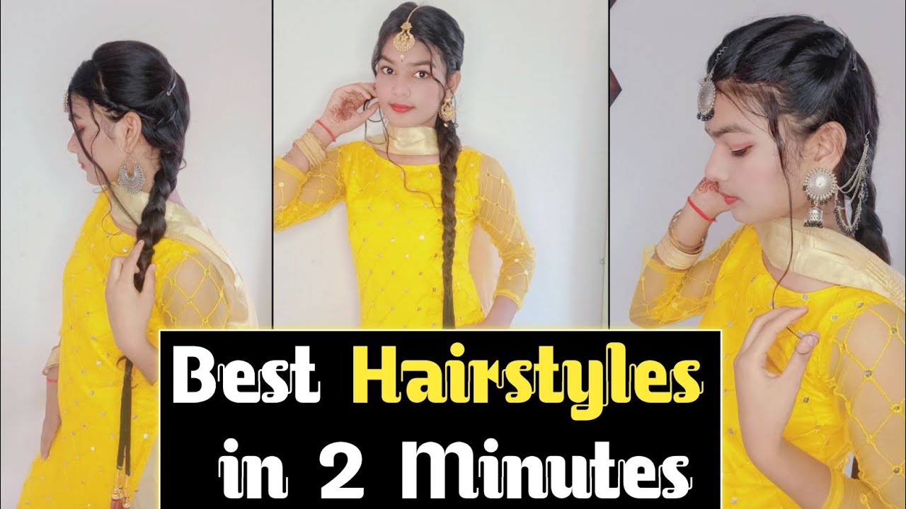 panjabi hairstyle for lohri function | paranda hairstyle |  Beautiful bridal hairstyles for girls