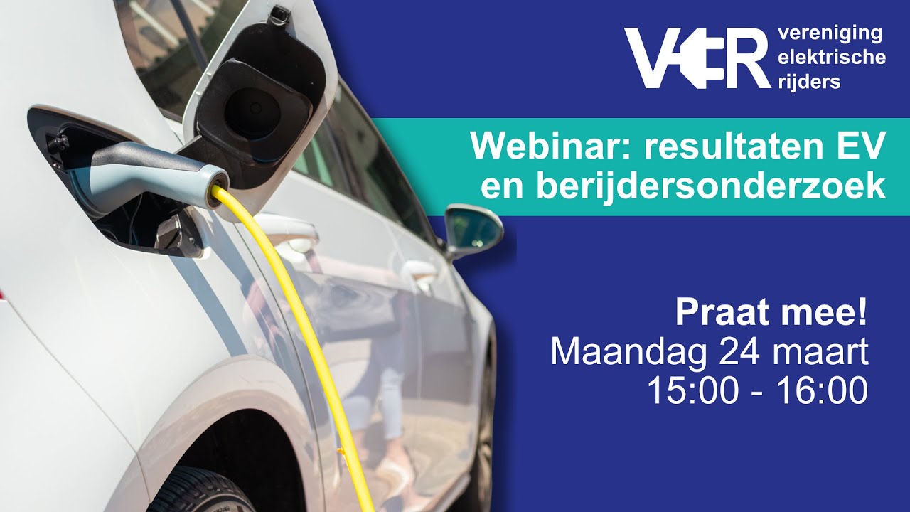 VER Webinar | Resultaten EV en berijdersonderzoek