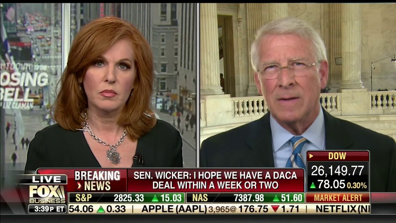 Wicker Discusses Government Shutdown with Liz Claman on Fox Business