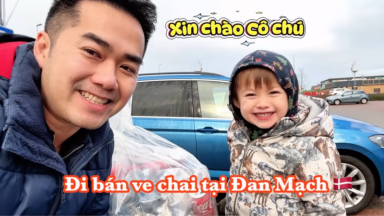 Thử một ngày đi bán ve chai ở Đan Mạch, Youtuber Việt trải nghiệm bất ngờ
