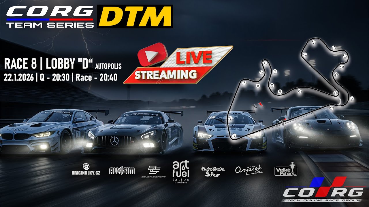 CORG Team Series DTM 2025 / 26 | Skupina D | Round 8 - AUTOPOLIS #granturismo7  #esports
