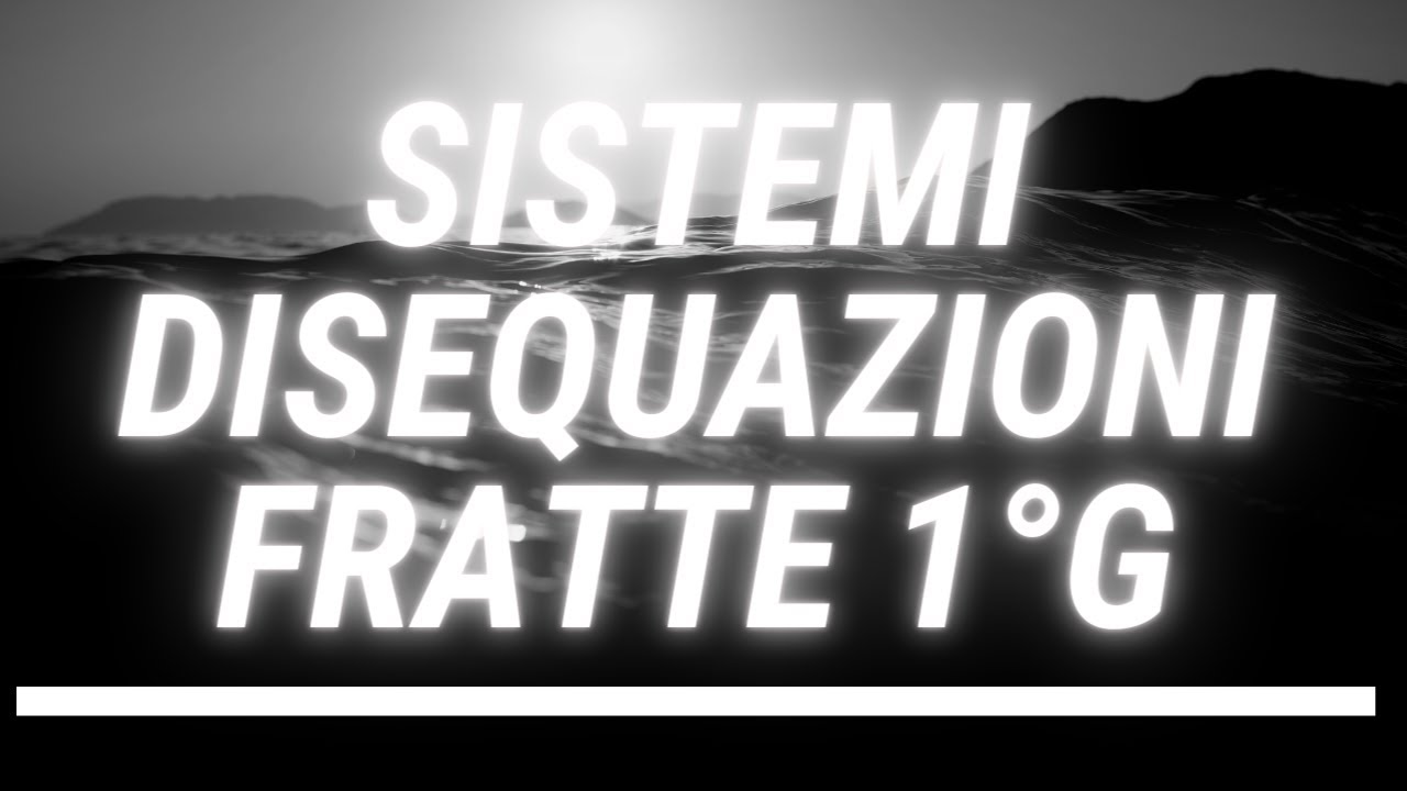 Sistema di disequazioni fratte di primo grado: un esercizio devastante. Tu ci riesci?