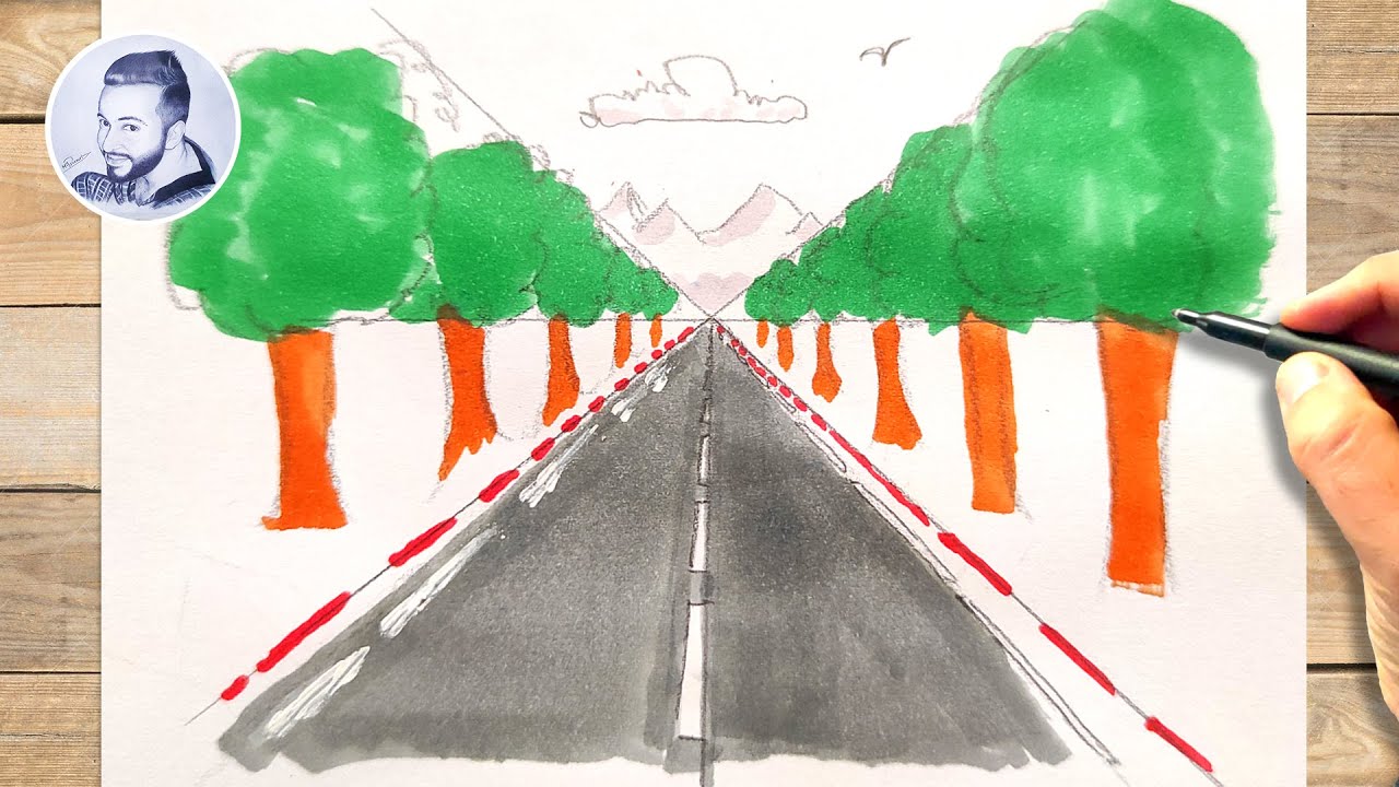 Comment dessiner une route en perspective